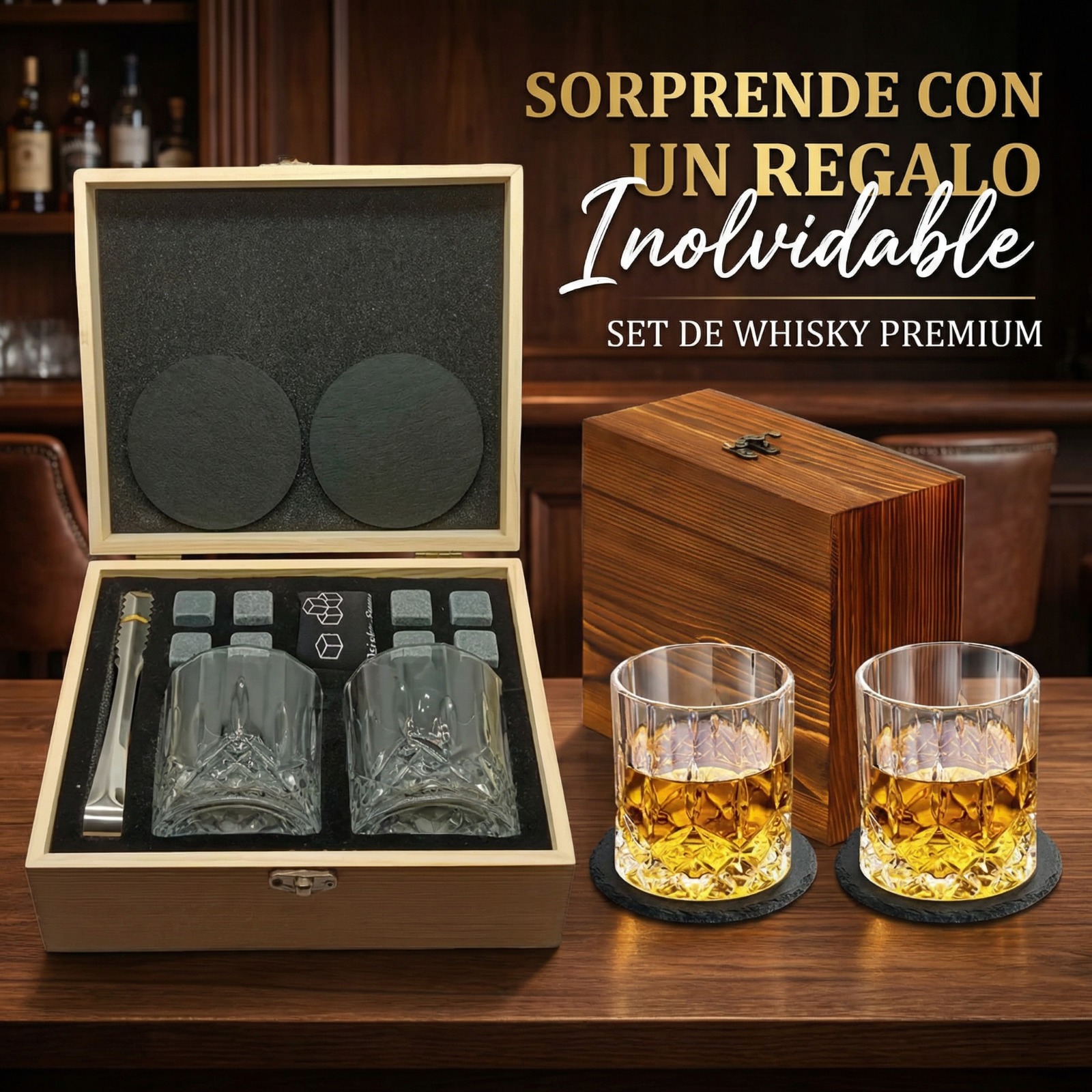 REGALO PARA CABALLISTAS SET WHISKY